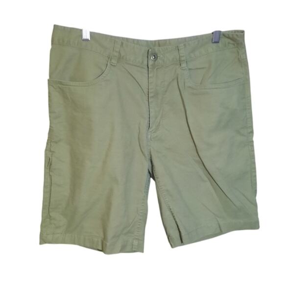 The North Face Mens Olive Green Shorts Size 34 - Picture 1 of 6